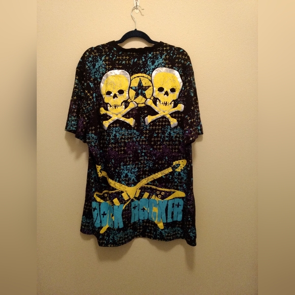 Delf Trading Imperious 4XL/5XL  T-shirt Skull Crossbones Cryptic Metallic - Picture 10 of 11